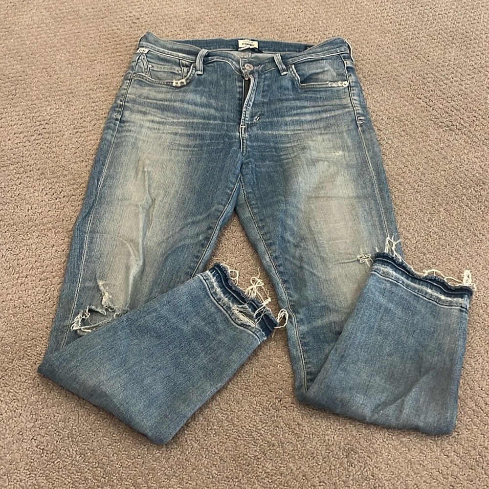 Citizens of Humanity Vintage Wash Rocket Crop Jeans